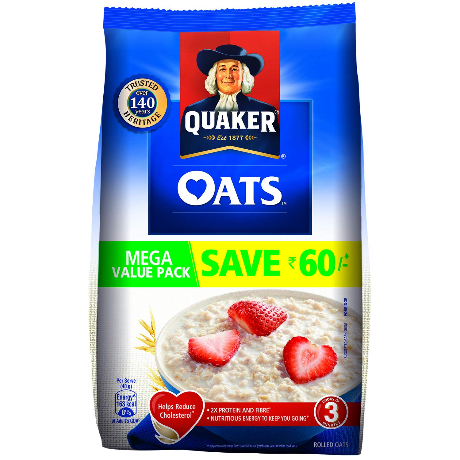 quaker oats nutrition